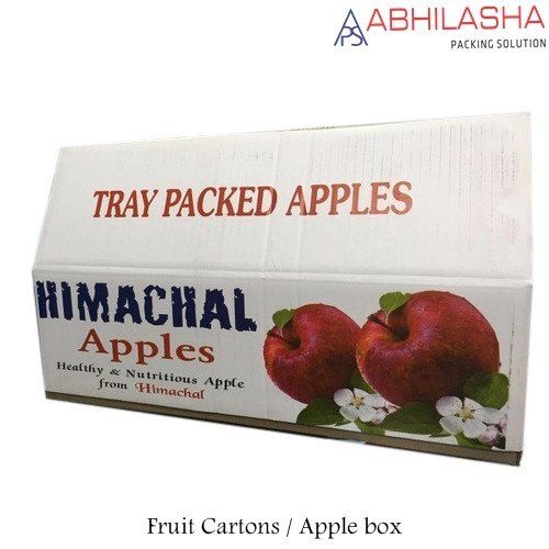 Printed Apple Fruits Packing Carton