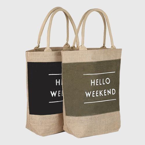 Printed Jute Promotional Bag