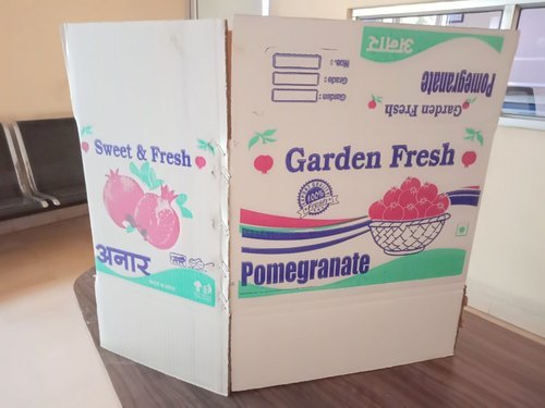 Custom Printed Pomegranage Box 6 To 10 Kg Capacity