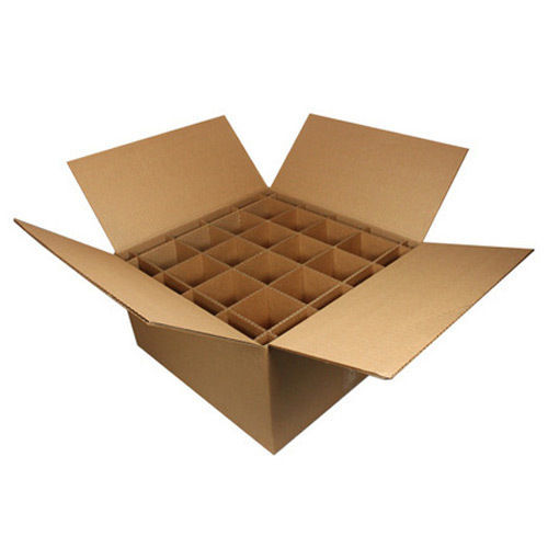 Custom Rectangular Shape Partition Corrugated Box