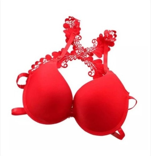 Padded Womens Push Up Front Closure Racerback Bra at Best Price in New  Delhi