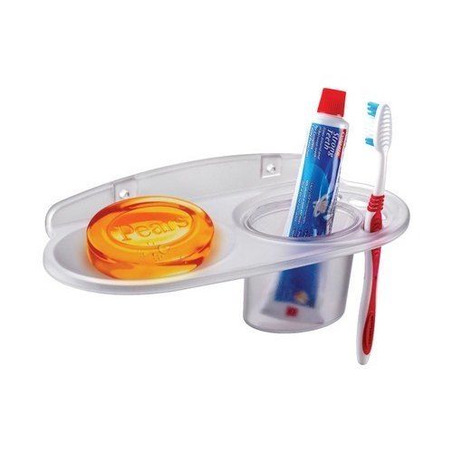 ABS Toothbrush Holder With Soap Dish