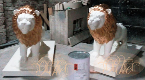 Attractive GRC Lion Sculpture