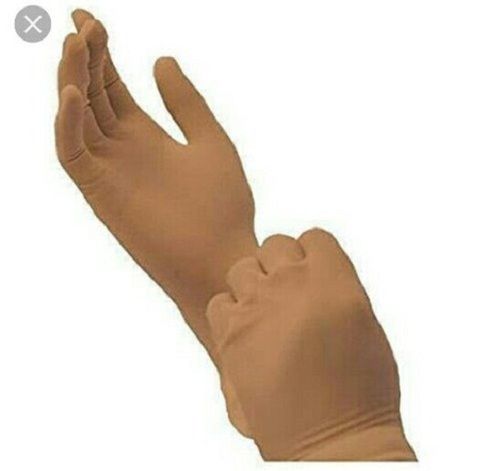 Dark Brown Powder Free Latex Surgical Gloves Grade: Medical