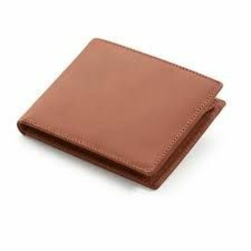 Mens Pure Leather Wallet - Standard Size, Shiny Brown Zipper Closure | Very Good Quality, Machine Made, Smooth Texture, Fine Finishing