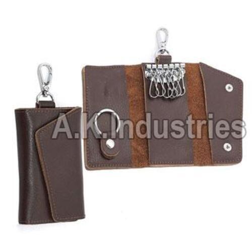 Rectangular Brown Key Pouches