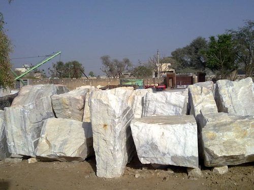 White Marble Blocks Size: Various Sizes Area Available