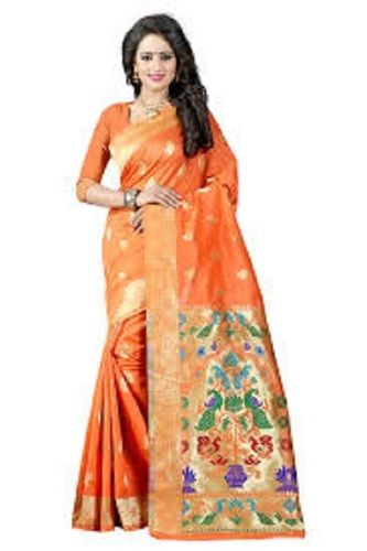 Various Colors  Are Available Women Designer Paithani Sarees