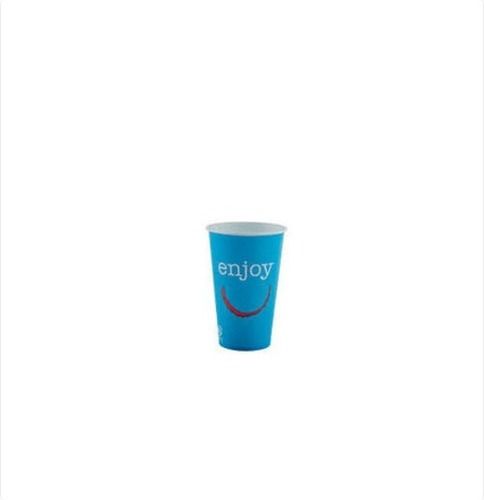 Blue Disposable Printed Paper Cup