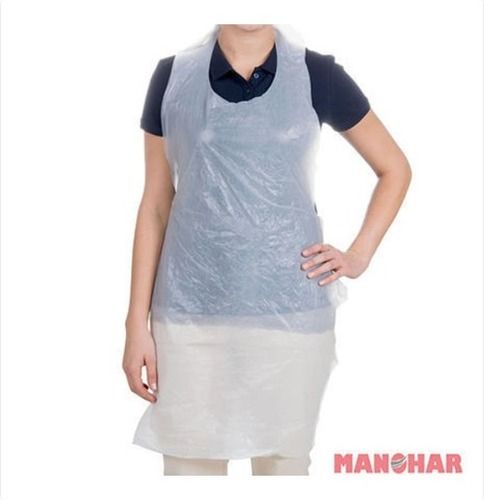 Disposable Sleeveless White Apron Application: Spa/Salon/Medical/Pharmacy/Hospitality/Kitchen