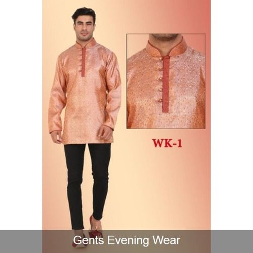 Breathable Gents Fancy Short Evening Wear Kurti