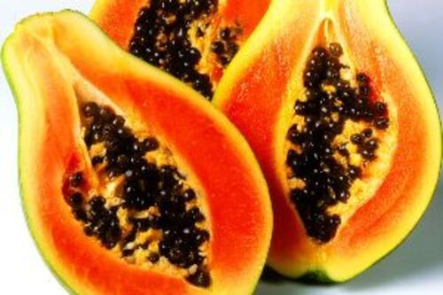 Orange Fresh Papaya Fruit