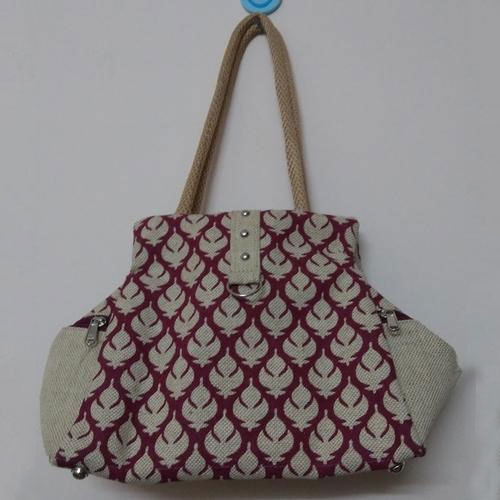 Printed Jute Ladies Bag