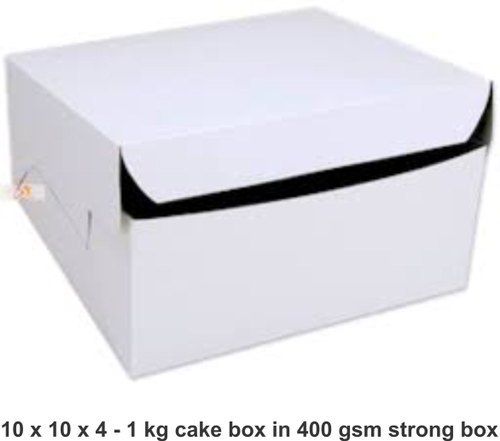 White Cake Packaging Boxes