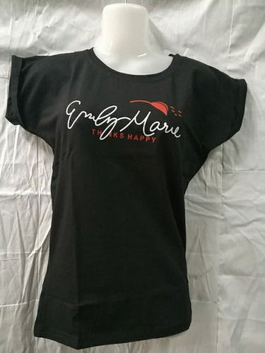 All Black Ladies T Shirts