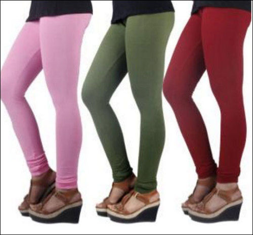 96 Colors Plain Ladies Churidar Leggings at Best Price in Surat
