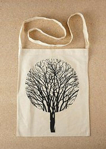 White Cotton Sling Promotional Bag