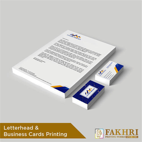 Custom Letterhead Printing Service