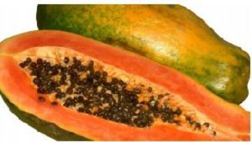 Organic Fresh Orange Papaya Fruits