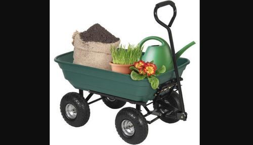 Metal Manual Garden Dump Cart