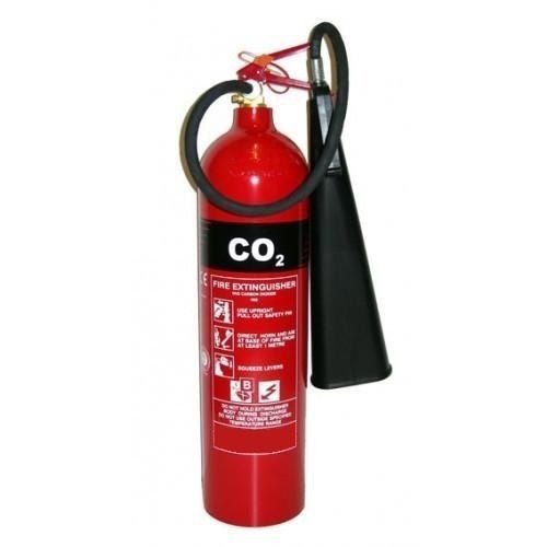 Red Mild Steel Co2 Fire Extinguisher