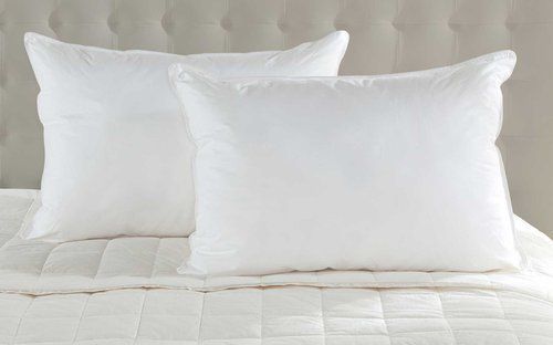 100% Cotton White Color Pillow Cover