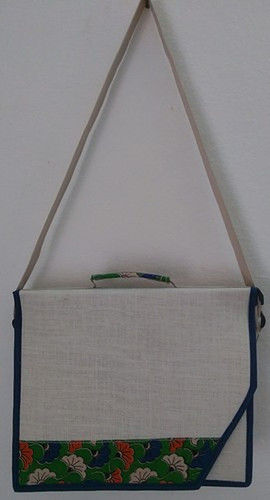 Jute Sling Laptop Bag