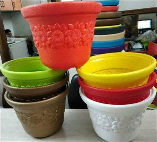 Light Weight Plastic Sunflower Pot