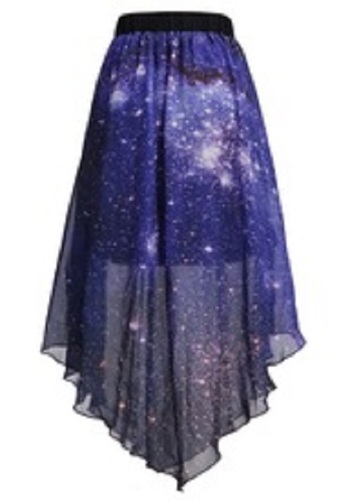 Anime Galaxy Planet Print Skirt  SHEIN IN