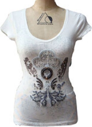 Various Colors Are Available Short Sleeve Women Embroidery Top