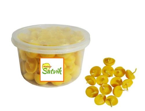 Yellow Wax Free Pure Cow Ghee Diya