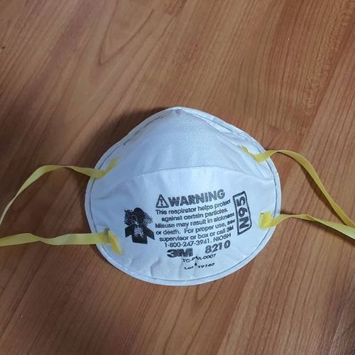 White + Blue 3M 8210 N95 Face Mask