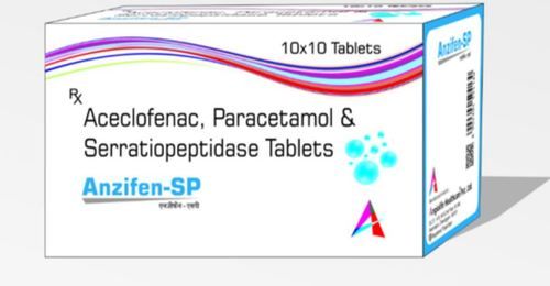 Aceclofenac Paracetamol And Serratiopeptidase Tablets Age Group: Adult