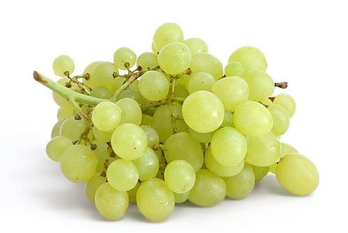 Light Green Healthy And Natural Fresh Grapes