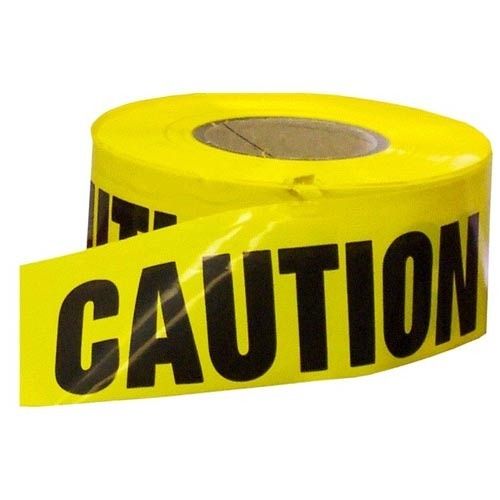 Weather Resistance Caution Barricade Tape