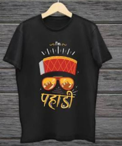 100% Cotton Pahadi T-Shirt Age Group: All