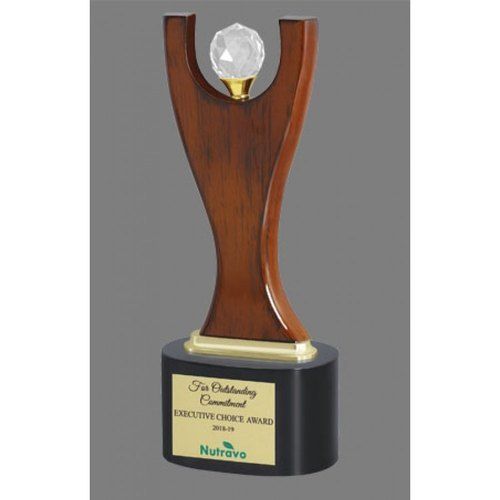 Designer Brown Wooden Trophy