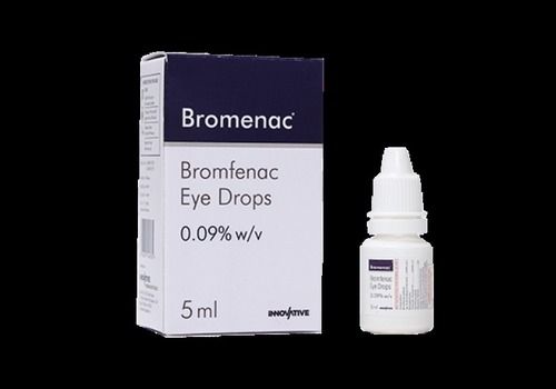 Bromfenac Ophthalmic Solution - 5ml Plastic Squeezable Dropper Bottle | Medicine Grade, Allopathic Eyedrops for Post-operative Inflammation, Cystoid Macular Edema, Uveitis, Scleritis