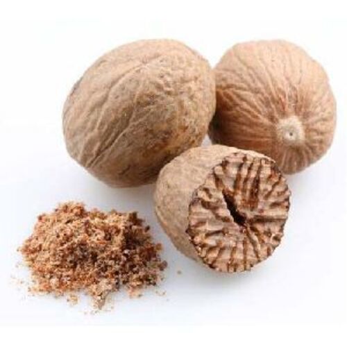 Brown Whole Nutmeg for Cooking