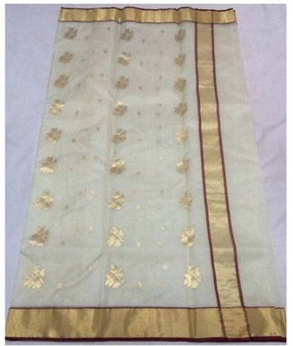 Party Wear Fancy Chanderi Silk Saree