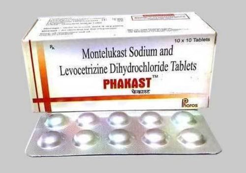 Phakast Montelukast Sodium Levocetirizine Dihydrochloride Tablets General Medicines