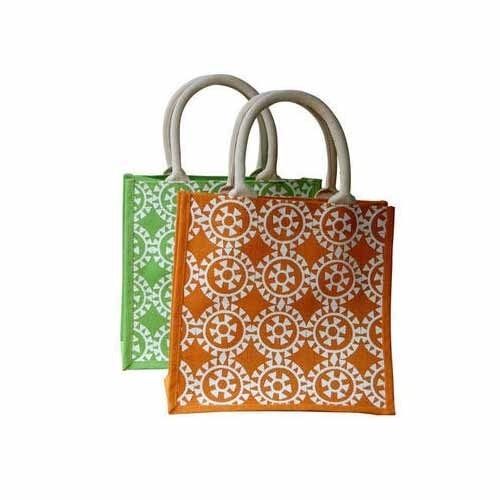 Trendy Design Jute Lunch Bag (Jlb004)