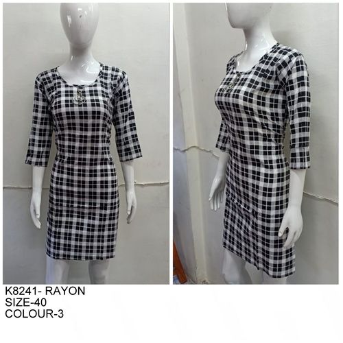 Ladies Rayon Short Kurti