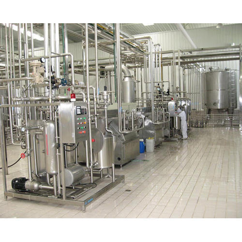 Stainless Steel Semi-Automatic Milk Processing Plant