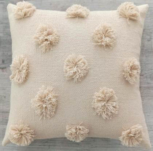 Cream Square Shape Sofa Cushion