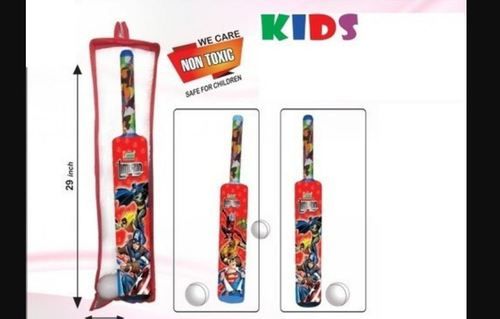 Kids Fancy Plastic Cricket Bat And Ball