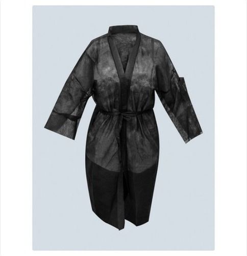 Plain Transparent Disposable Kimono Application: Spa/Salon/Medical/Pharmacy/Hospitality/Kitchen