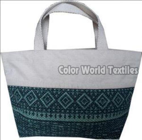 Multicolor Printed Canvas Tote Bag