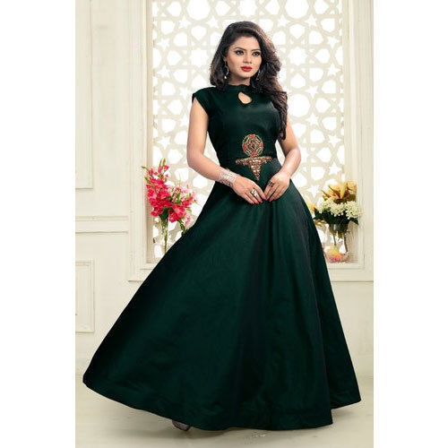 Various Colors Are Available Ladies Party Wear Gown