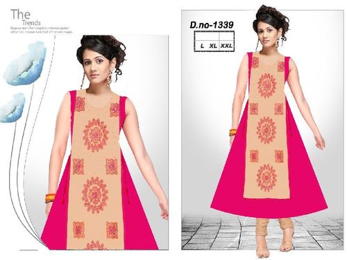 रेयॉन और कोरा कुर्ती